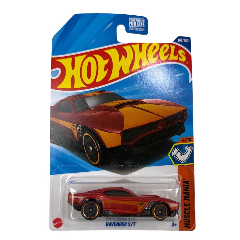 Hot Wheels Ravenger S/T Red Muscle Mania 4/10 207/250 2025 Diecast Car 1:64